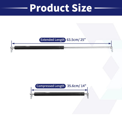 2 Pcs 25 Inch 120lb Gas Struts for RV Car (Fits )