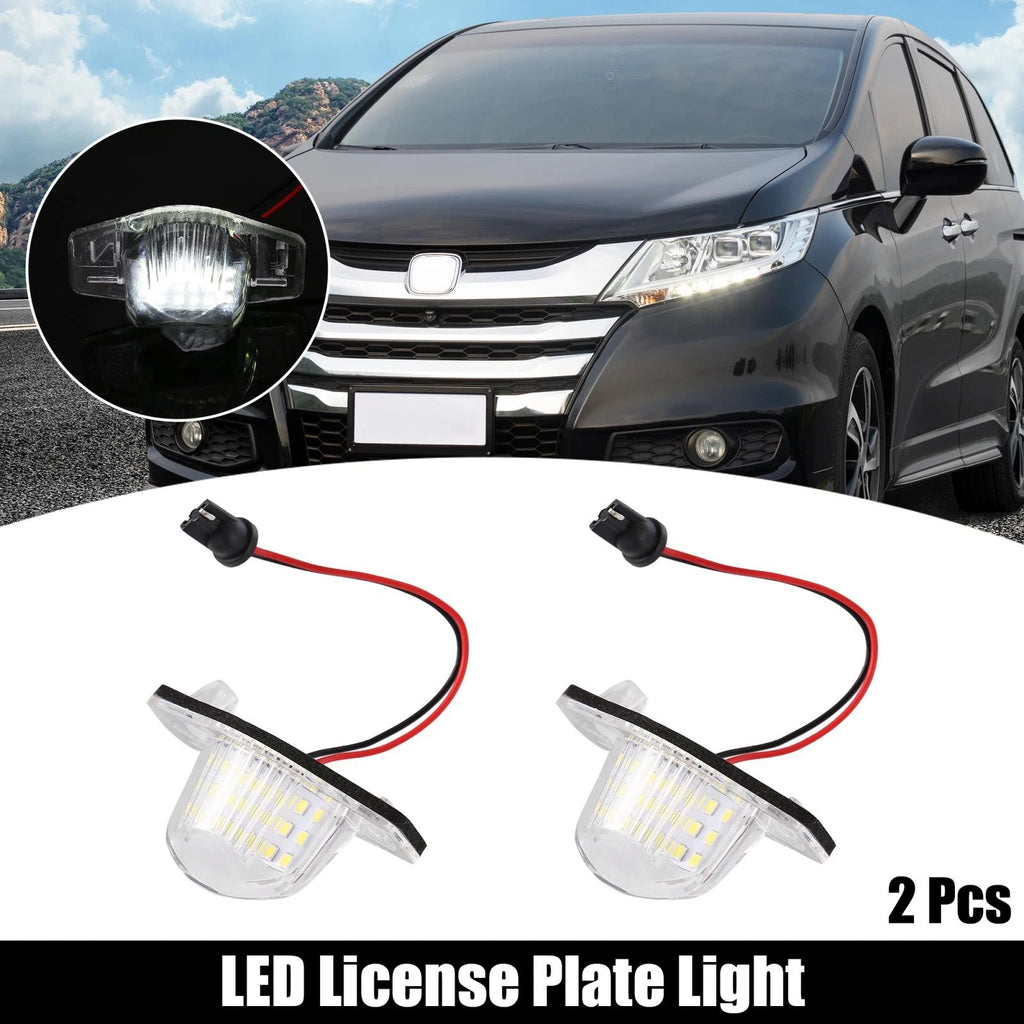 2pcs LED License Plate Light Replacement for Honda Odyssey CR-V (2008–2022)