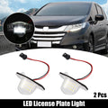 2pcs LED License Plate Light Replacement for Honda Odyssey CR-V (2008–2022)