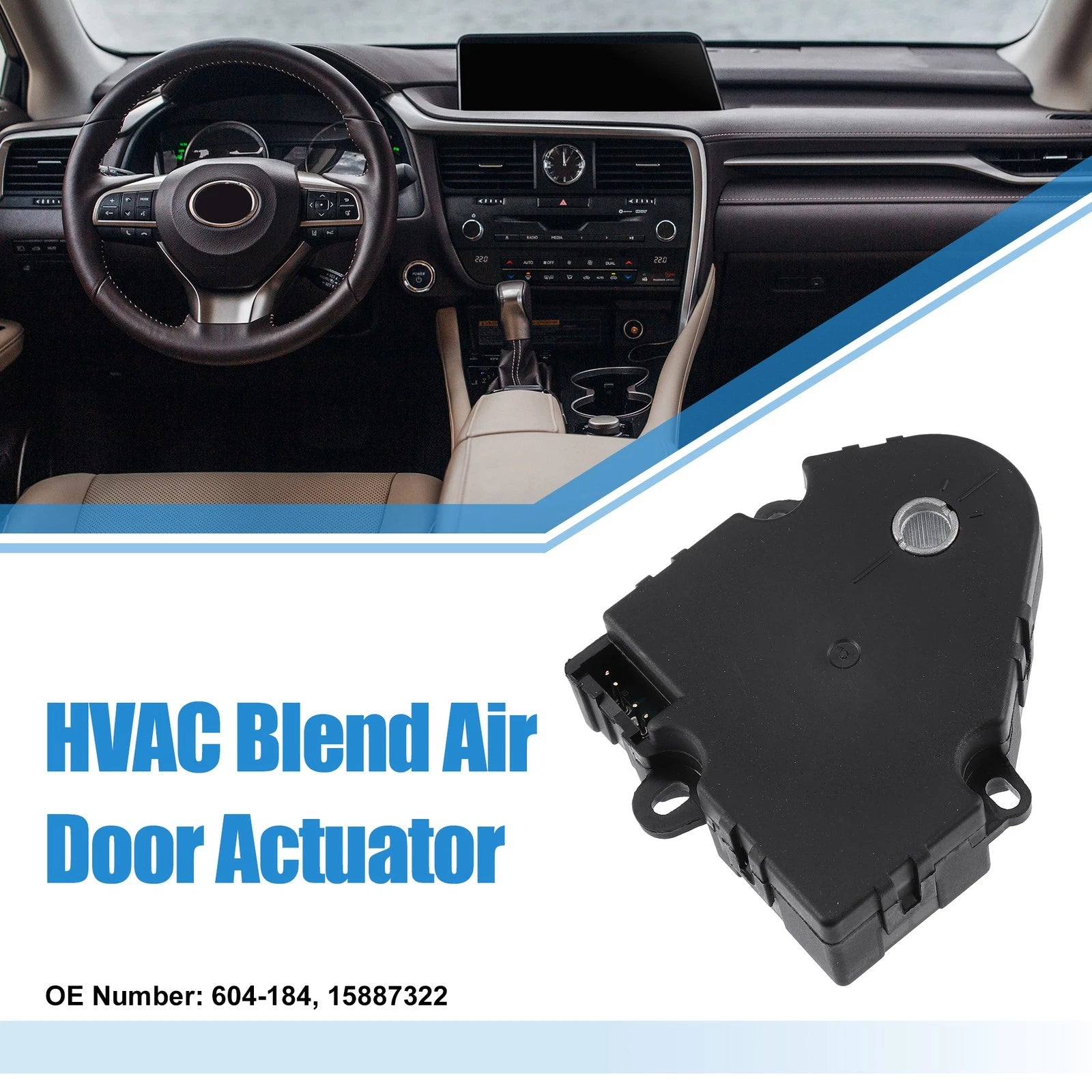 Heater Temperature Air Door Actuator Replacement for Chevrolet GMC Yukon (2000–2010)