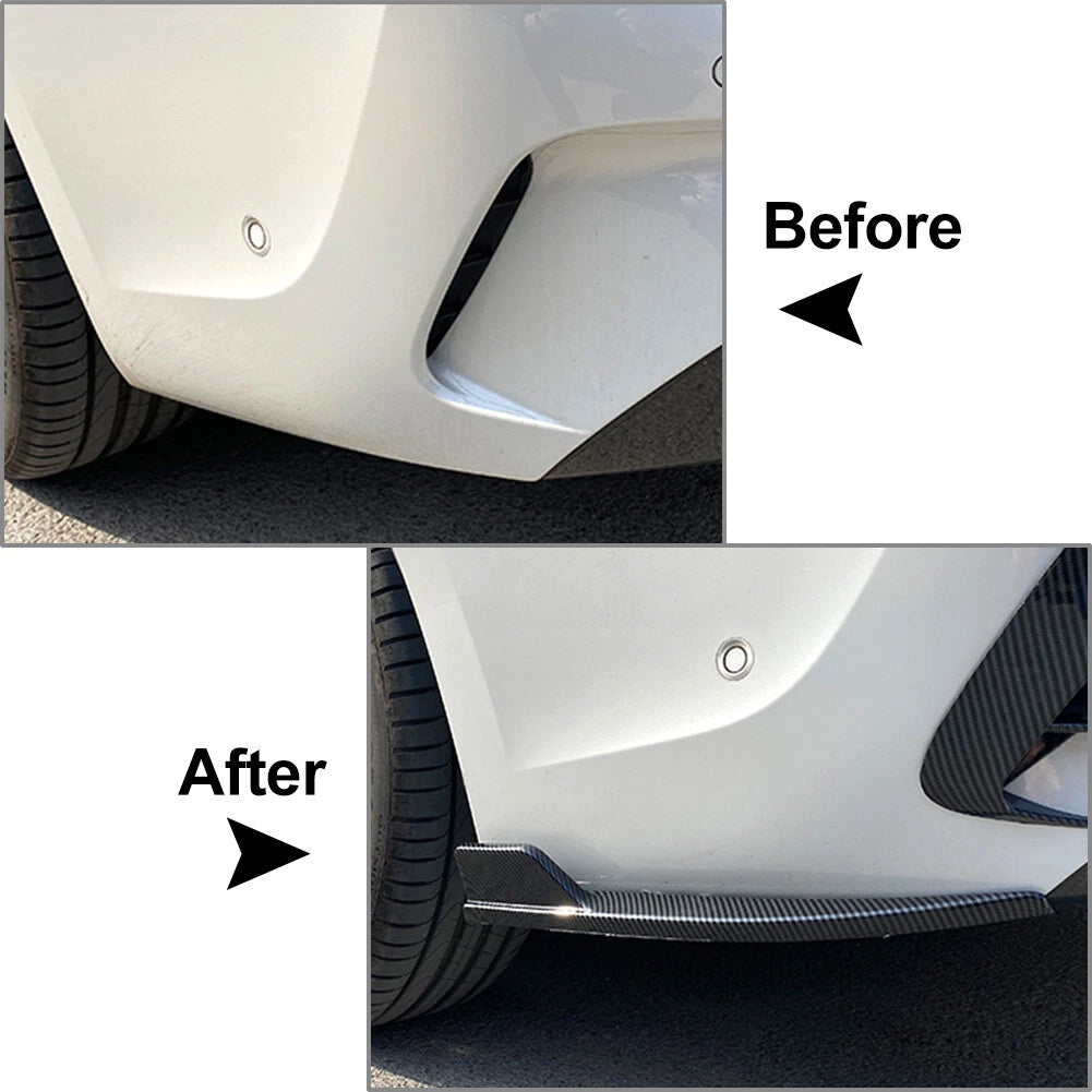 Rear Bumper Side Corner Apron Extension for BMW 3 Series G20 M-Sport (2019–2021)