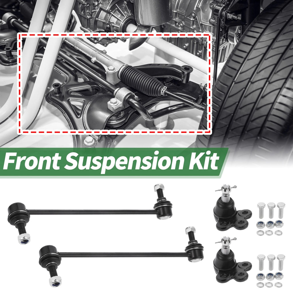 Front Sway Bar Link Ball Joint Kit 4 Pcs for Chevrolet Equinox (2010–2017)