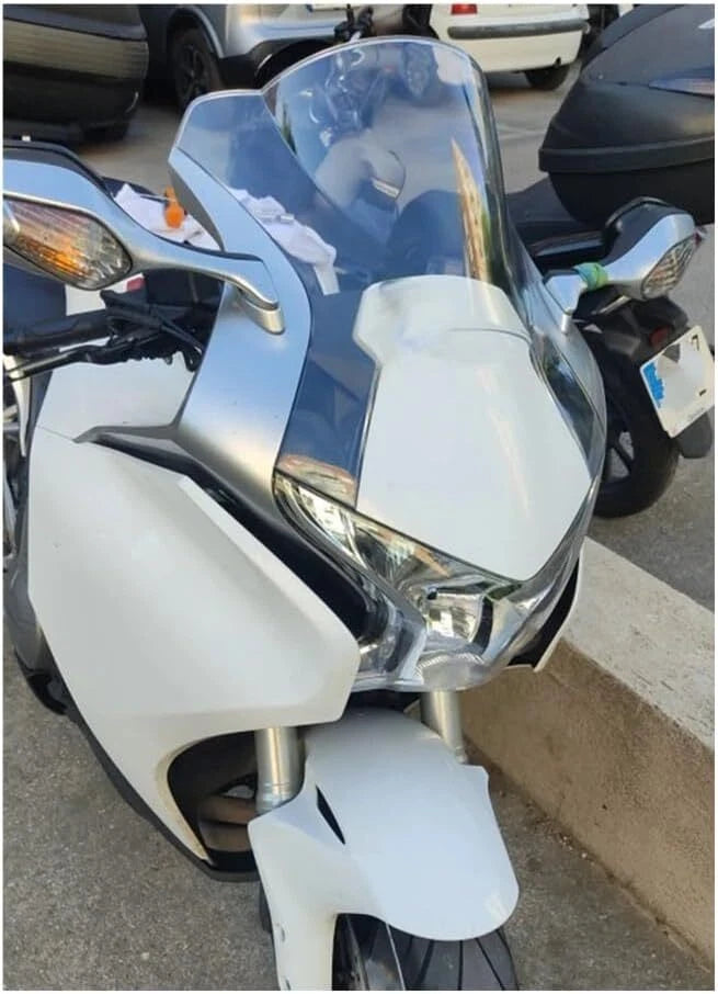 Clear Double Bubble Windscreen for Honda VFR1200F (2010–2013)