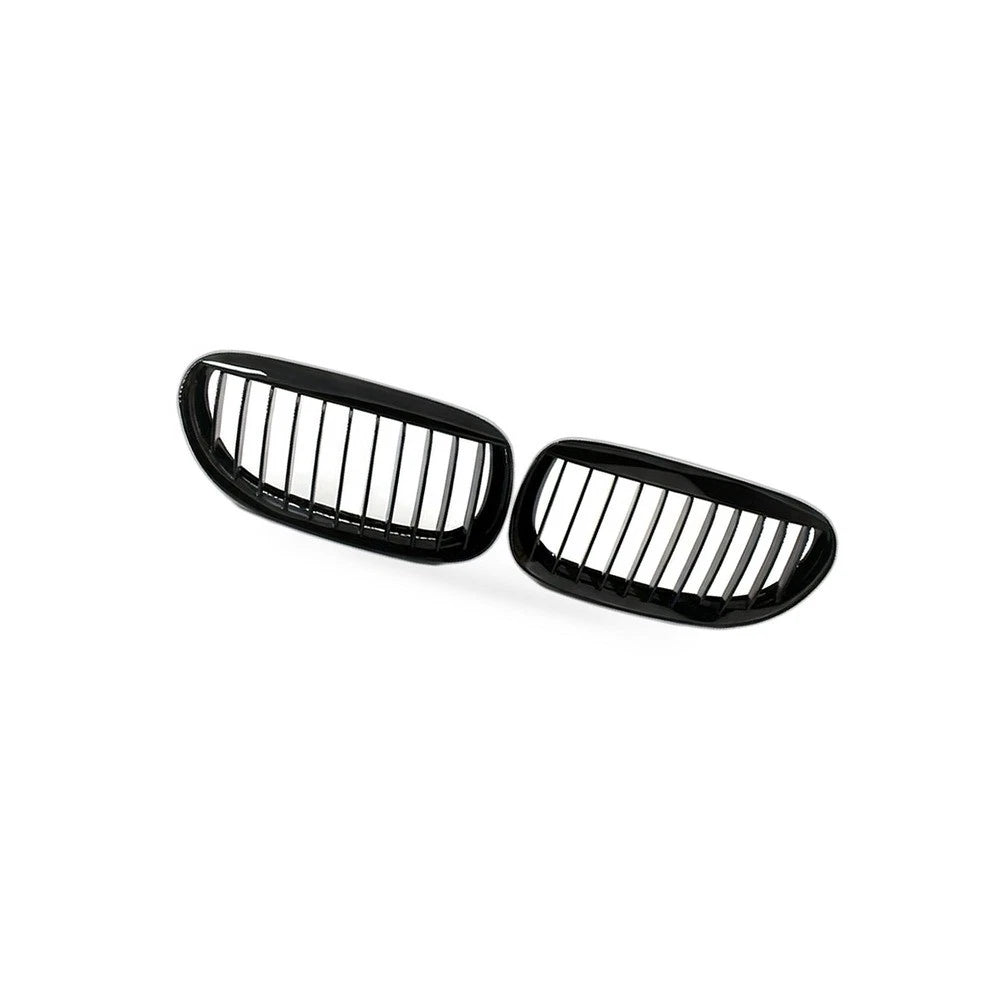 Gloss Black M-Style Front Grille for BMW 6 Series E63 (2003–2010)