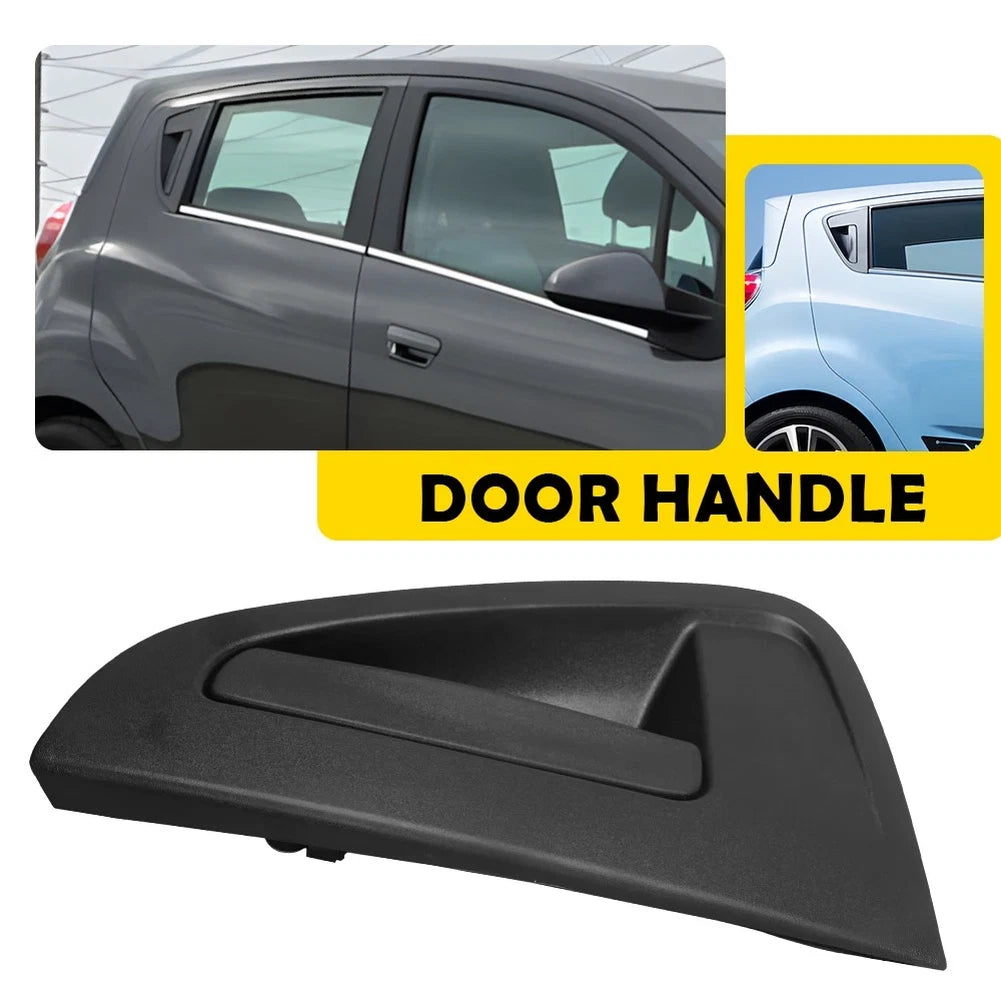 Rear Right Side Door Handle for Chevrolet Spark 2013-2015 Black Plastic