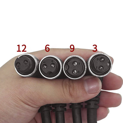Elbow Power Cable for Electric Fishing Reel (2 Holes)