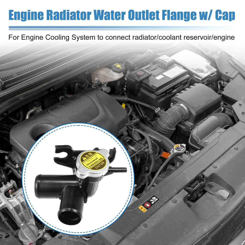 Engine Radiator Coolant Filler Neck Replacement for Hyundai Elantra (2012–2020)