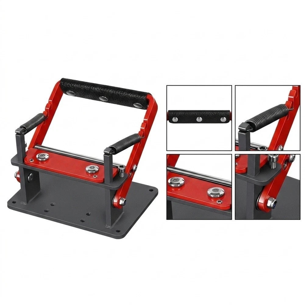 Leather thinning machine for accurate thickness control
