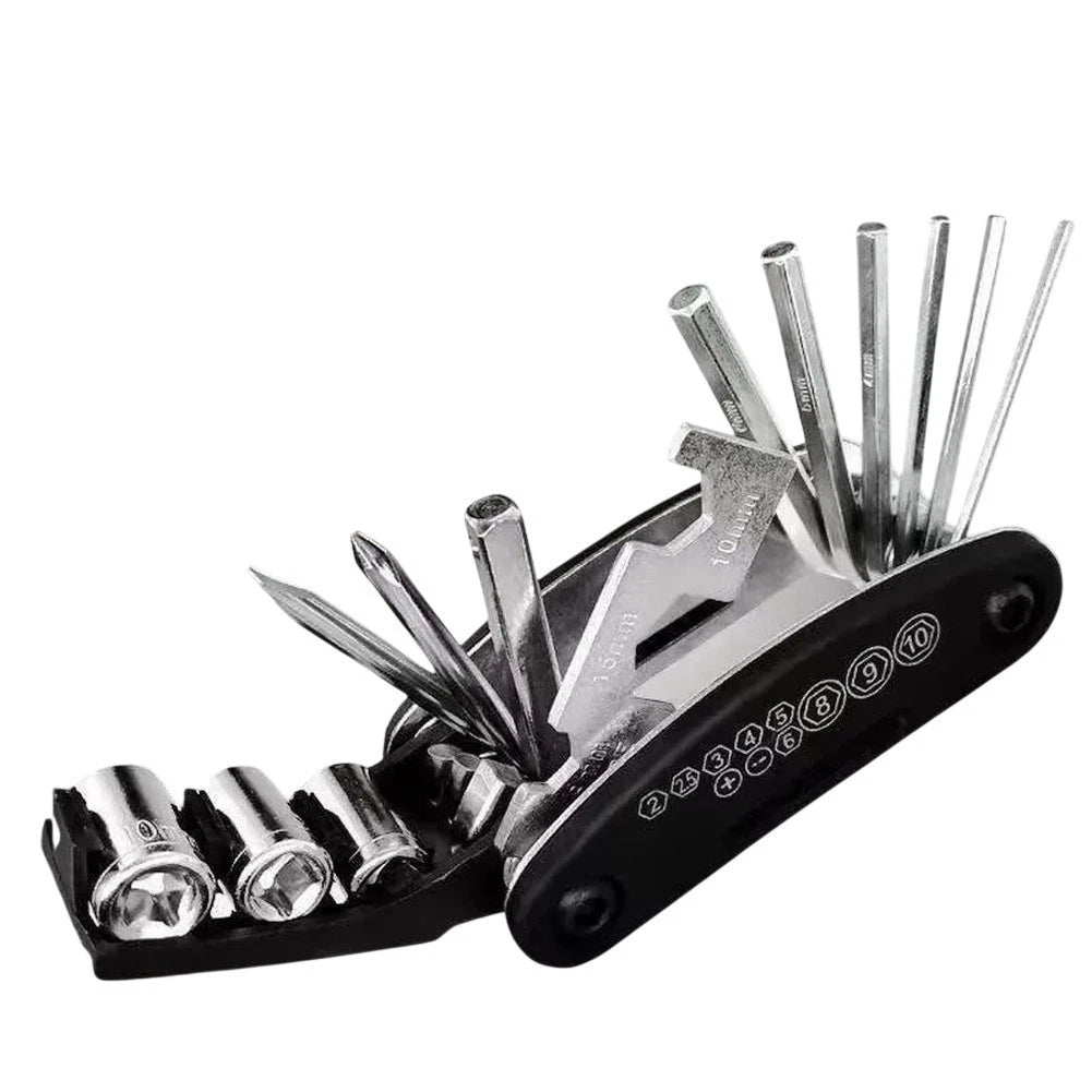16-in-1 Portable Folding Tool Set for Bike (No specific years/models)