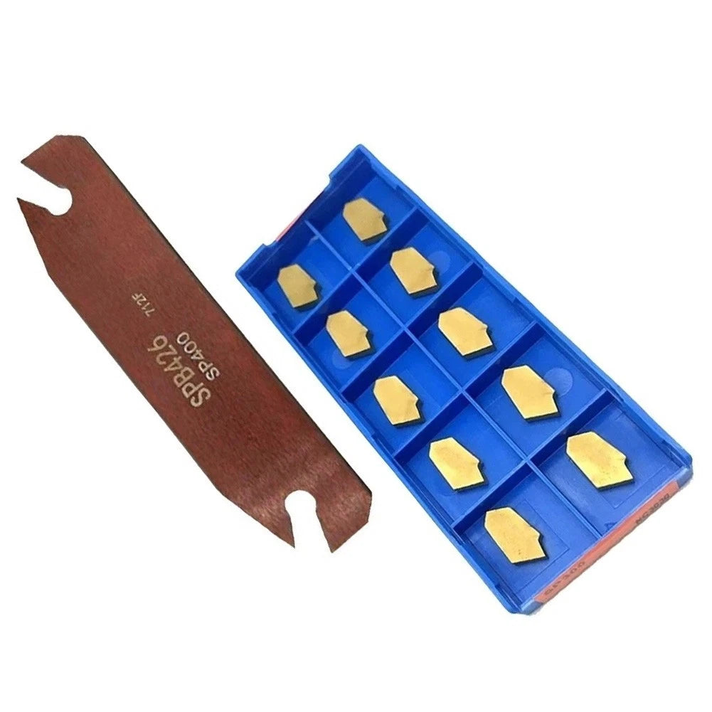 26mm Cut Off Blade Tool Holder with 10 Carbide Inserts for SPB264
