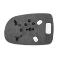 Right Side Heated White Mirror Glass for Opel Corsa C (2000–2006)