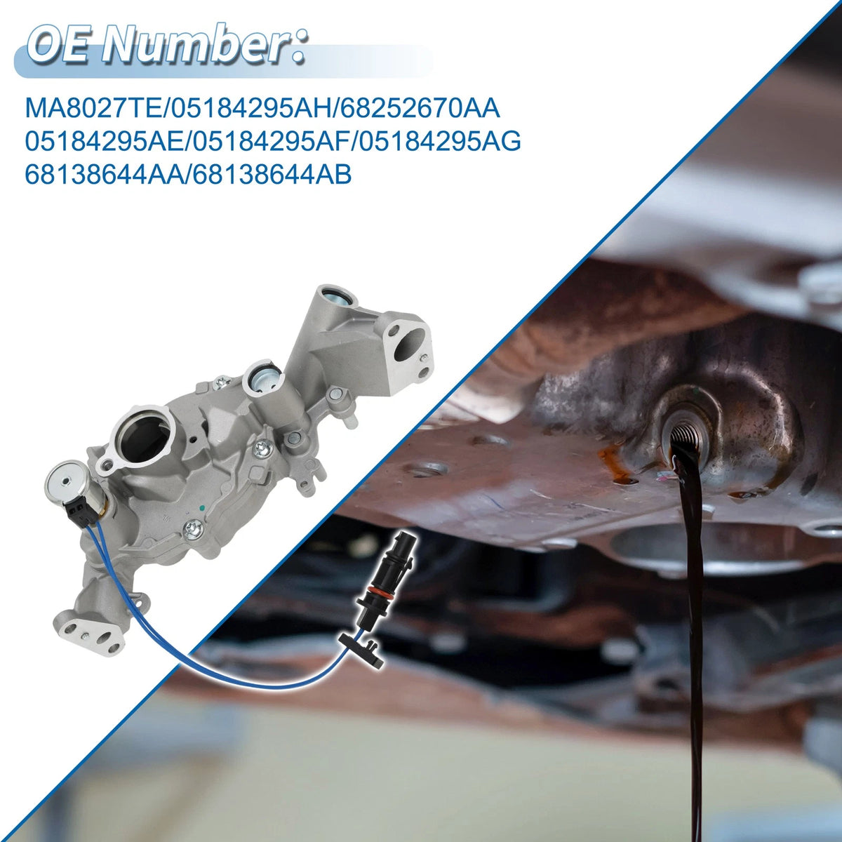 Engine Oil Pump No.MA8027TE/05 184295AH for Jeep Cherokee (2014–2016)