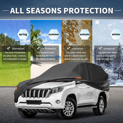 Waterproof Car Cover with Zipper for Toyota Land Cruiser (2008–2021)