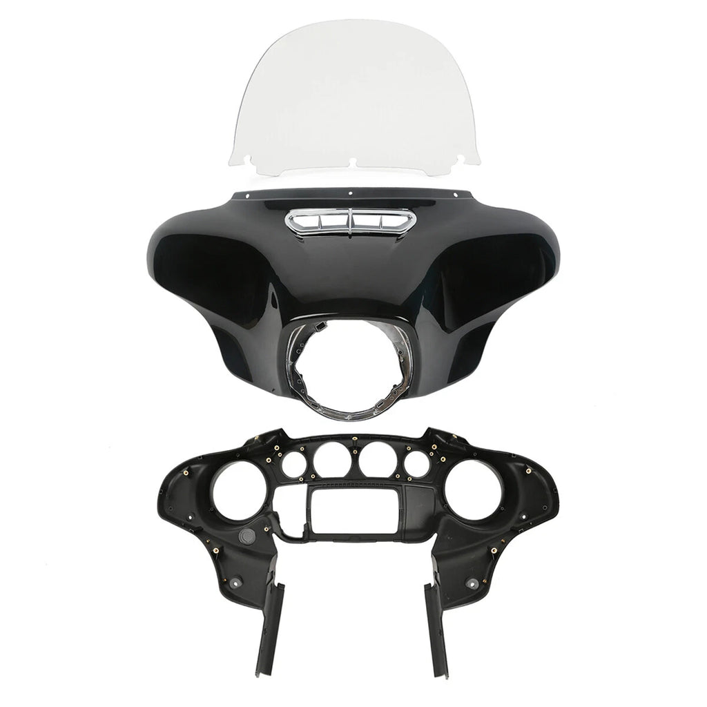 Outer & Inner Batwing Fairings Windshield for Harley Street Glide (2014–2024)