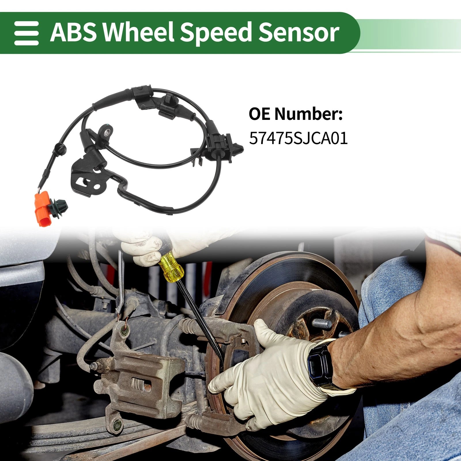 ABS Wheel Speed Sensor Replacement for Honda Ridgeline (2006–2014)