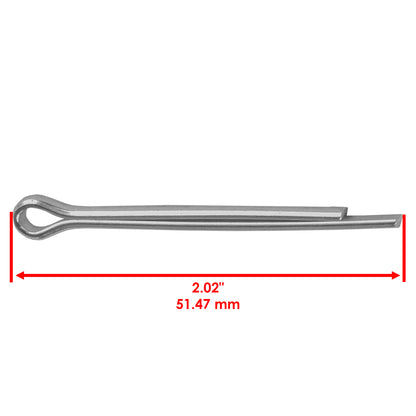 Set of 2 Rear Axle Castle Nuts and Pins for Honda TRX400X (2009–2013)