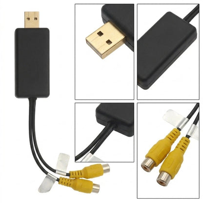 USB to CVBS Video Adapter for Android Phones Tablets (In Vehicle Setup)
