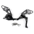 Black Rear Footpegs for Yamaha MT07 FZ07 (2014–2020) T9