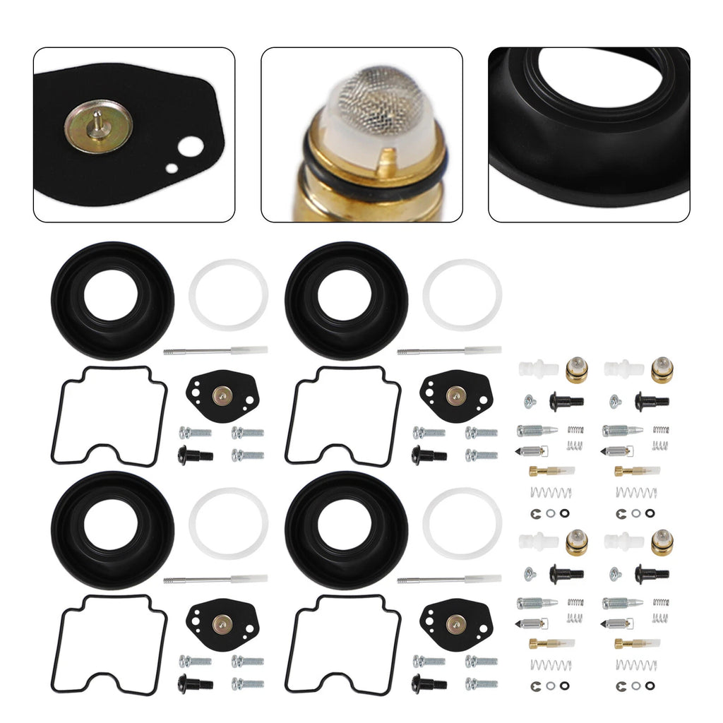 4X Carburetor Rebuild Repair Kit for Suzuki DRZ400 (2000–2023)
