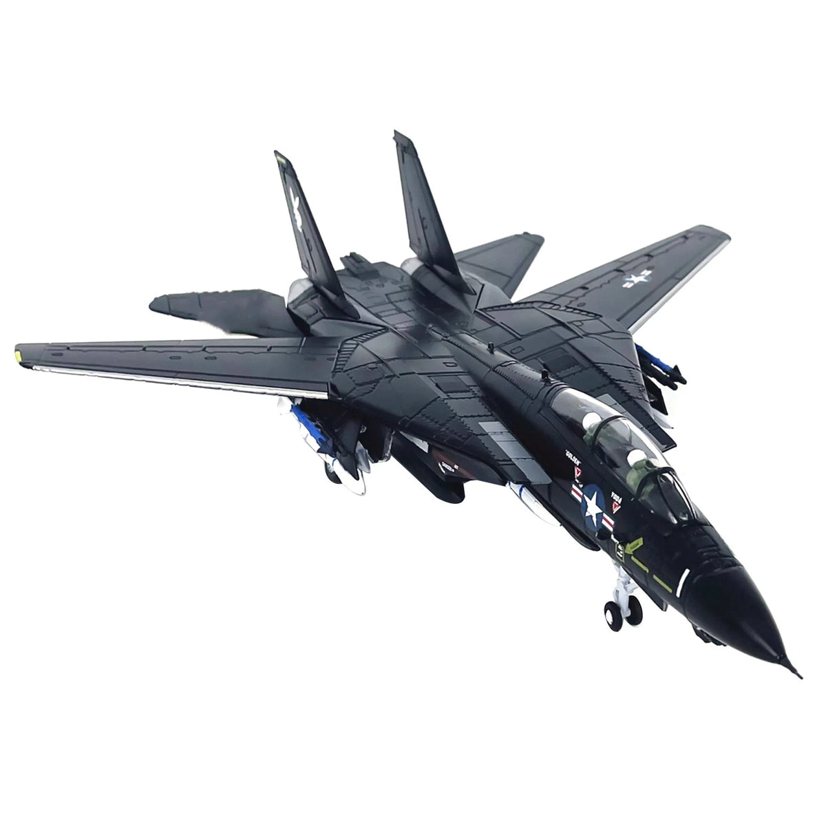 F-14 Tomcat Model Aircraft for Military Collection (1:100 Scale)