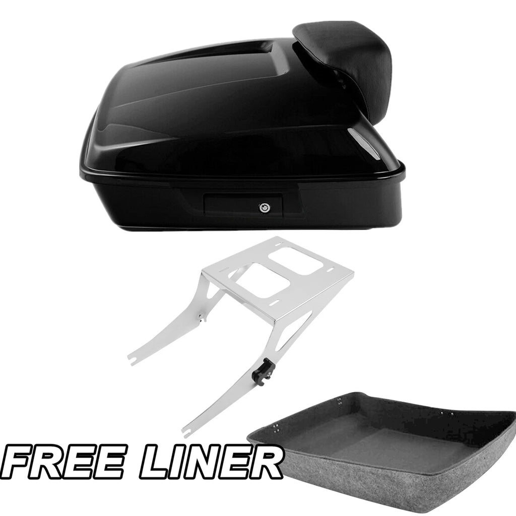 Chopped Trunk Mount Rack Pad for Harley Fat Boy FLST (2008–2016)