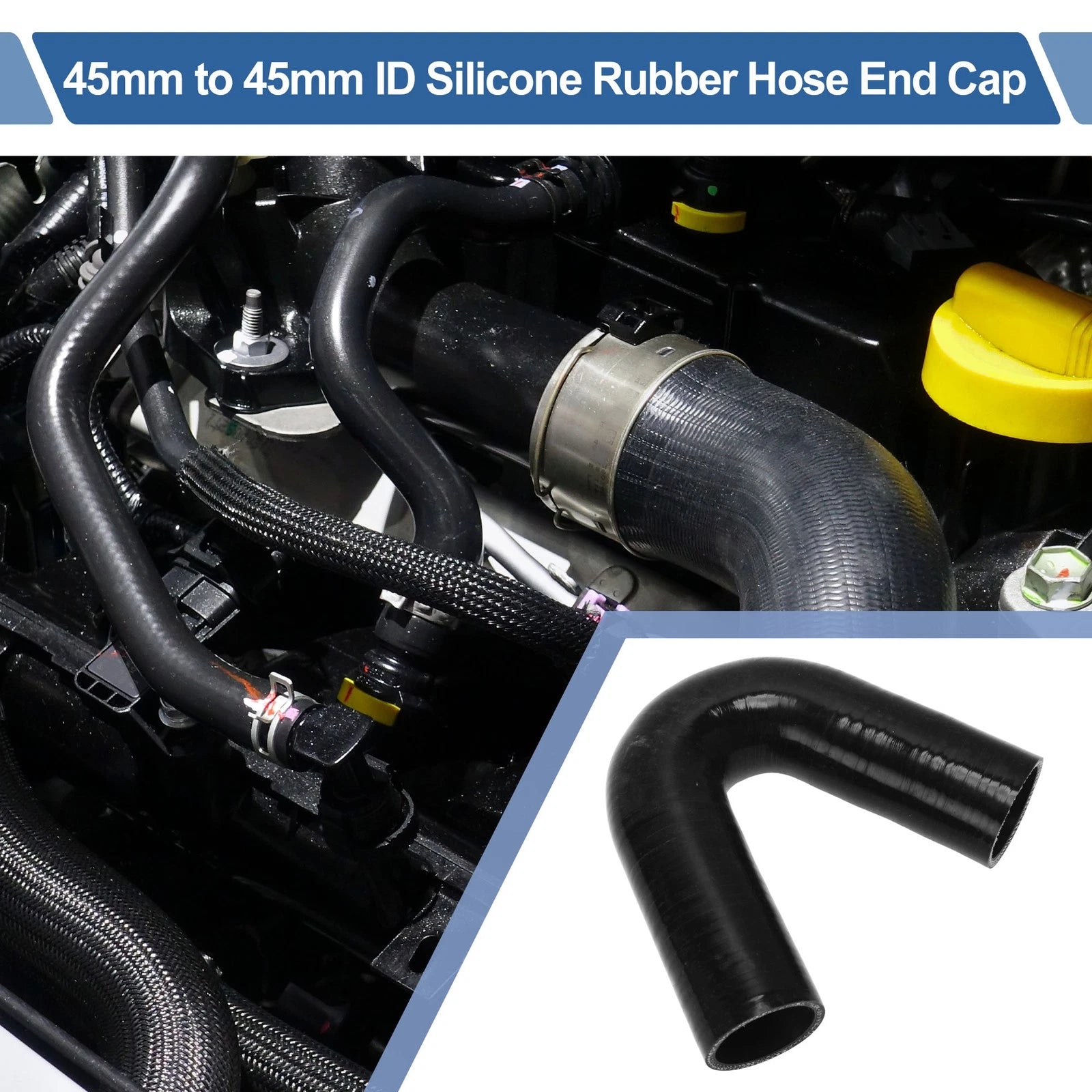 Silicone Elbow 135 Degree 45mm for Intercooler Heater (150mm)