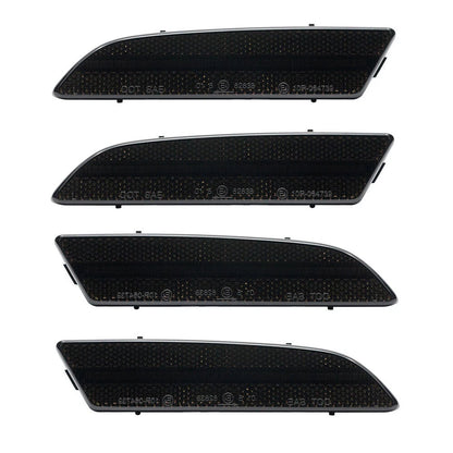 4X Smoked Bumper Turn Signal Side Marker Light for Chrysler Crossfire (2004–2008)