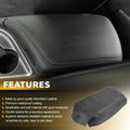 Console Lid Armrest Cover for Dodge Challenger (2015–2020) Gray Stitch