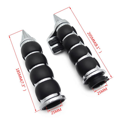 Chrome Hand Grip for Kawasaki Vulcan 800 1500 1600 2000 (1996–2009)