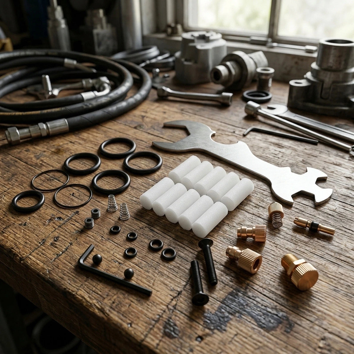 Air Pump Copper Piston Accessories for High Pressure Systems