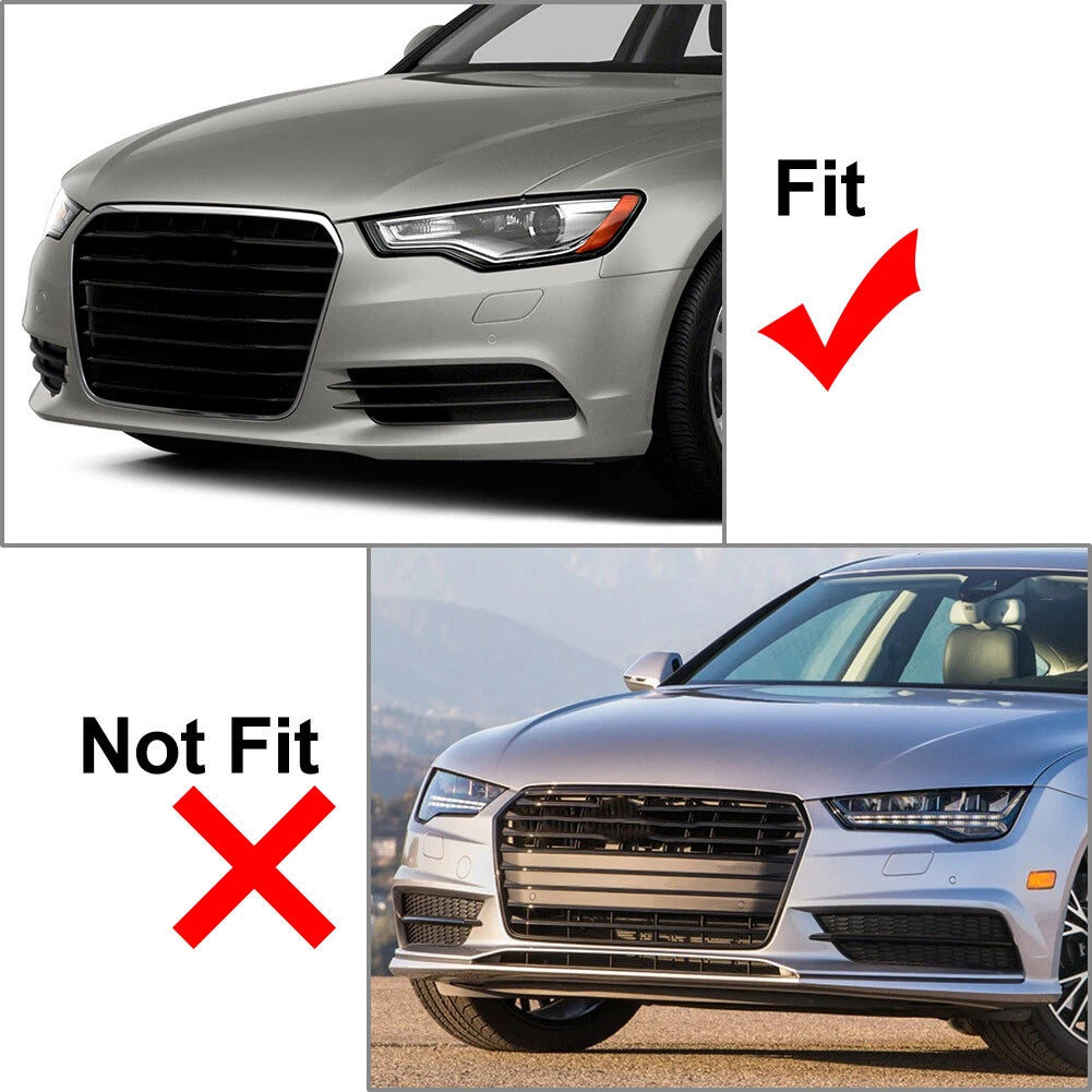 Honeycomb Front Bumper Fog Light Grille for Audi A6 C7 (2012–2015) 5923634745