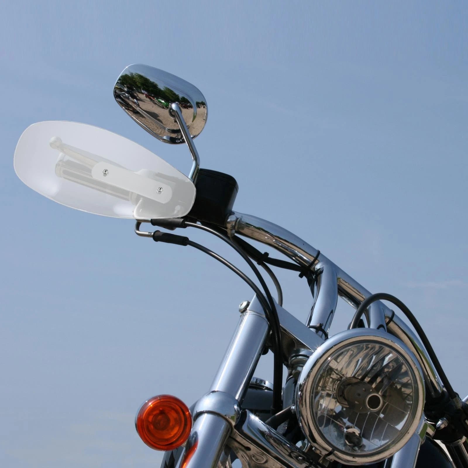 Motorcycle Handguard Protector Replacement for Harley Honda Transparent (2008–2024)