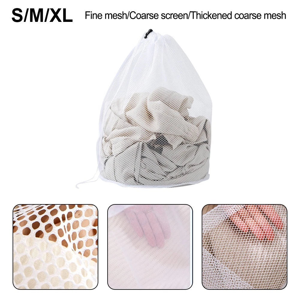 Laundry Bag with Drawstring for Clothing Protection in Washing