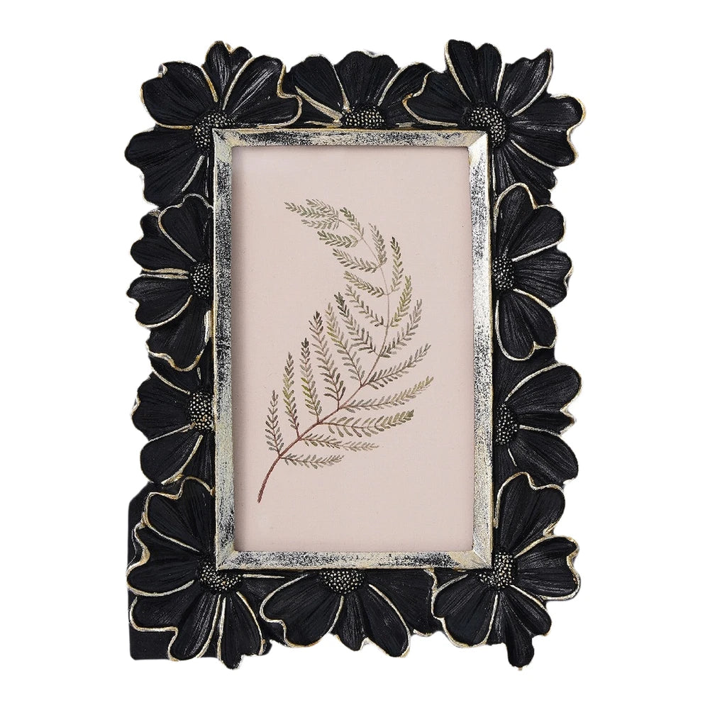 Black Gold Vintage Frame Resin for Wedding Home Photo Use