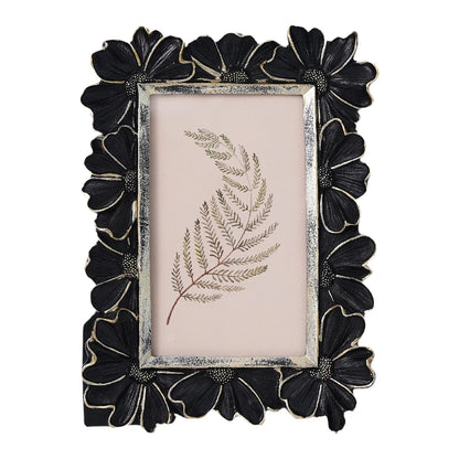 Black Gold Vintage Frame Resin for Wedding Home Photo Use