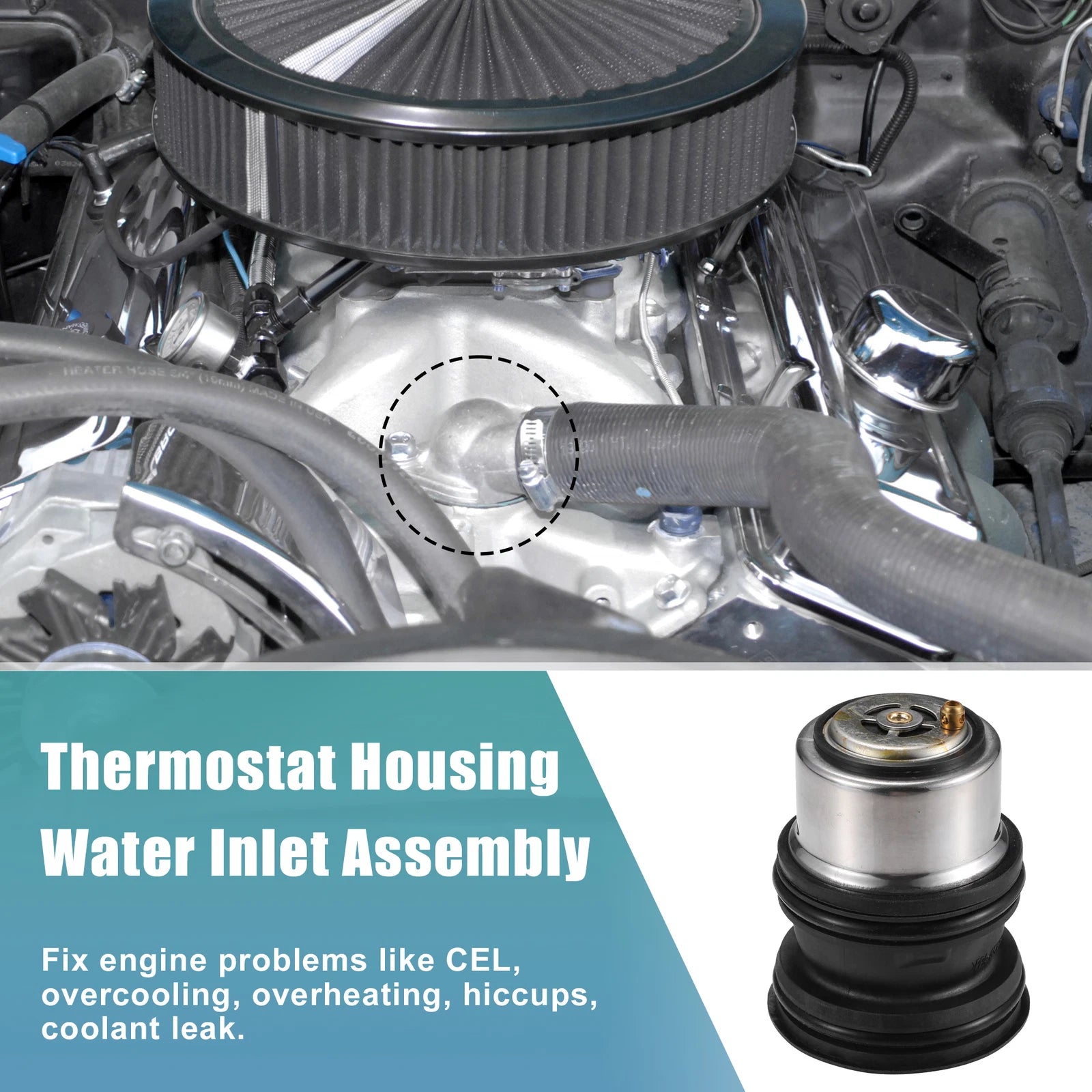Engine Coolant Thermostat Housing Assembly for Porsche Cayenne (2003–2010)