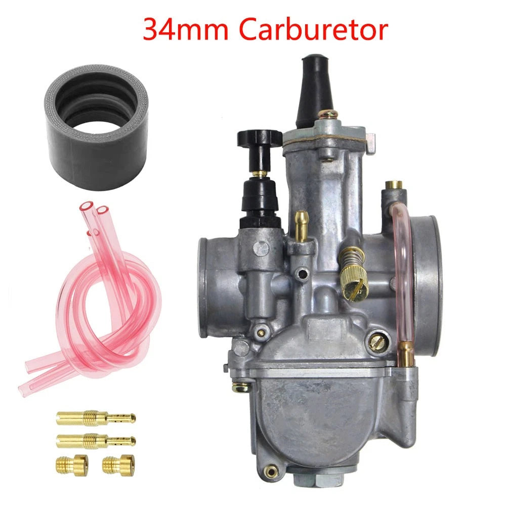 34mm Carburetor for ATV UTV Motorcycle (250cc–350cc)