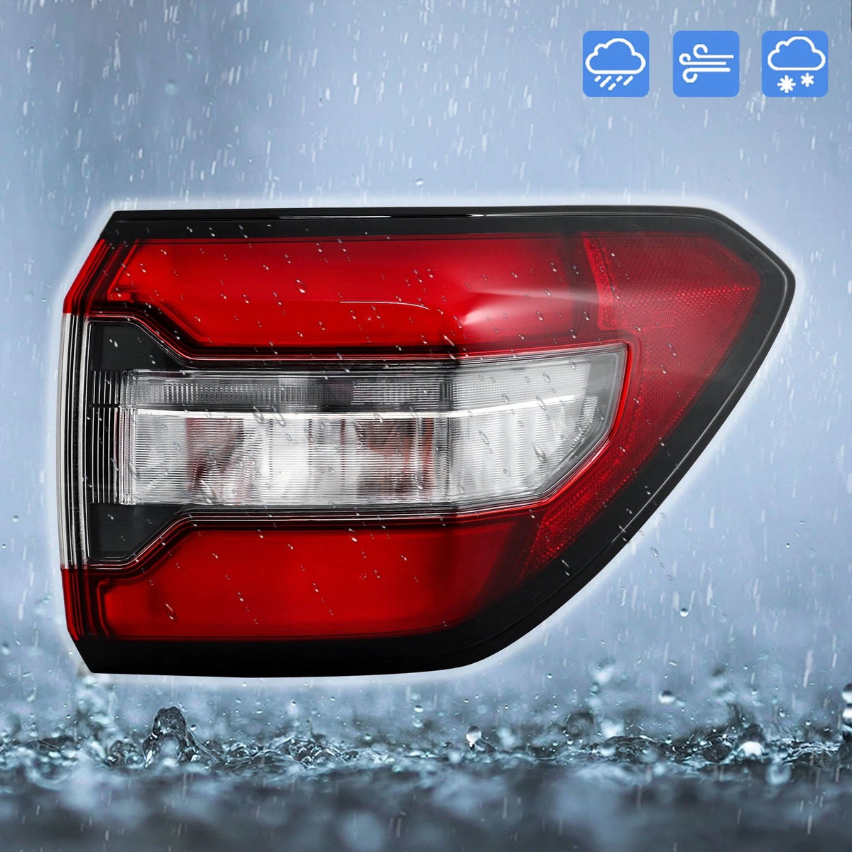 Tail Light Assembly for Honda Pilot (2023–2025) LED Rear Right Side Black