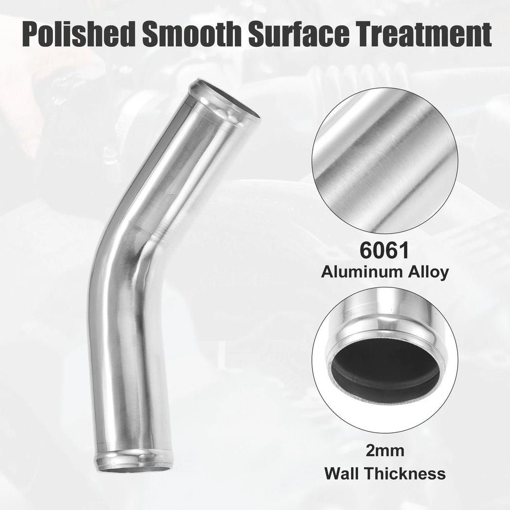 2X 2" Intercooler Pipe Intake Tube 45 Degree Bend Elbow for