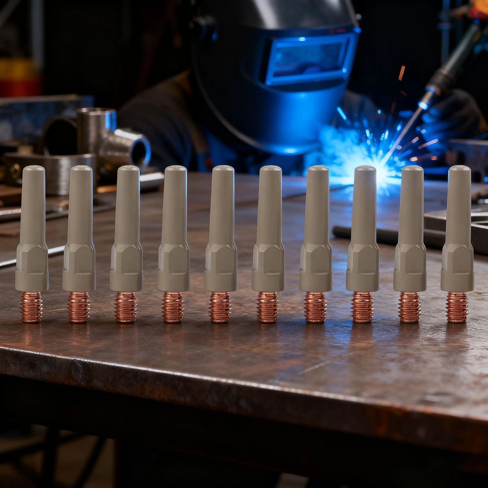 Set of 10 NonStick Tips for MIG Torches