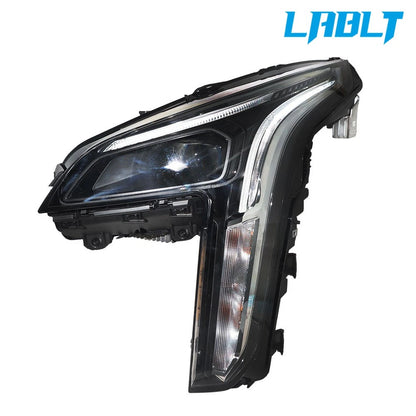 Left Side Headlight Headlamp Chrome Halogen for Cadillac XT4 (2019–2021)
