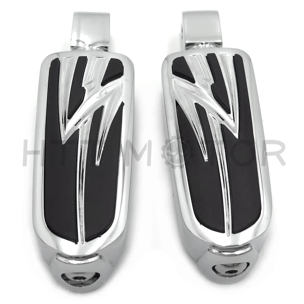Chrome Flash Footpegs for Honda Rebel 250 (1996–2016) VT1300 (2010–2016)