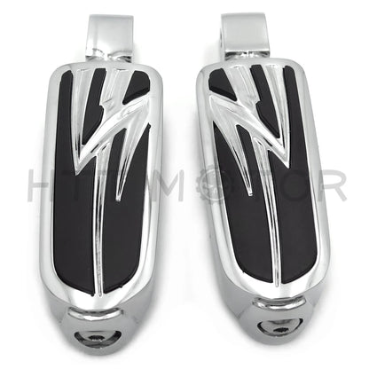 Chrome Flash Footpegs for Honda Rebel 250 (1996–2016) VT1300 (2010–2016)