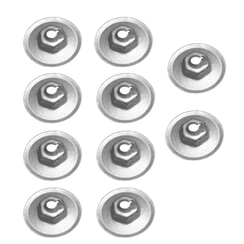 10X Insulation Panel Shield Nut Fasteners for Ford Mondeo Focus