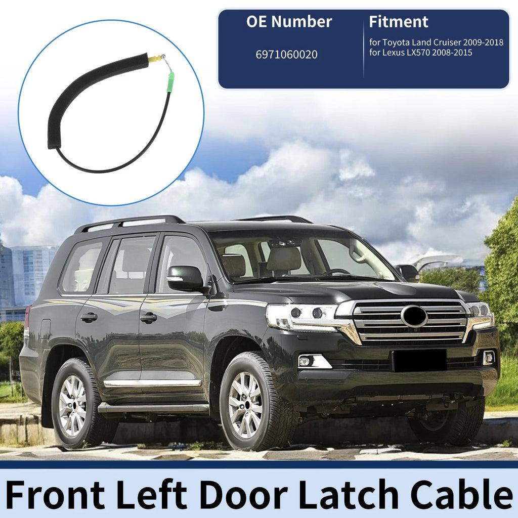 Door Latch Cable Replacement for Toyota Land Cruiser 2009–2018 Front Left