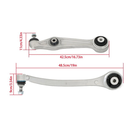 Set of 4 Front Lower Rearward Control Arm Ball Joints for Tesla S (2012–2021)