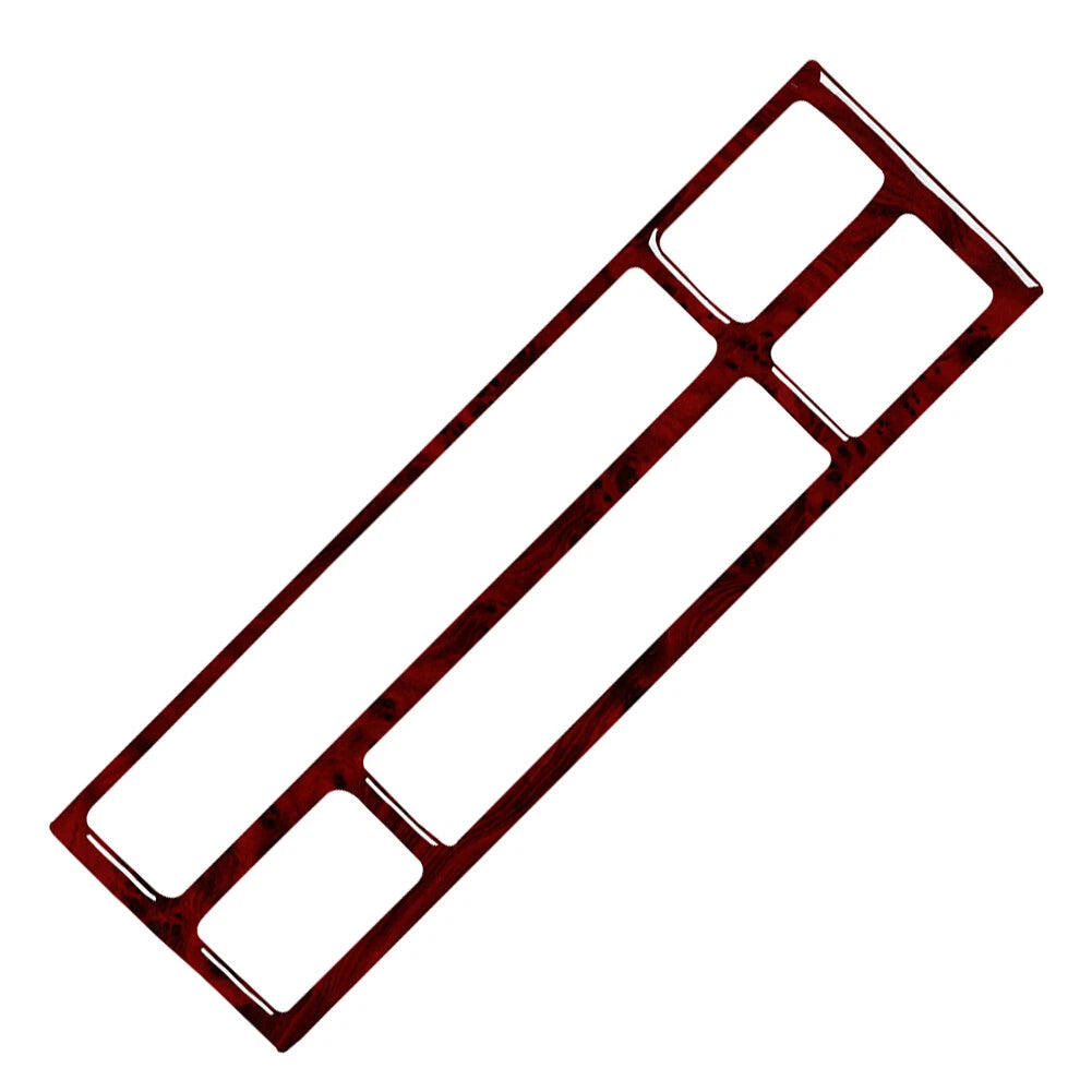 1pc Red Wood Grain CD Button Panel Trim for BMW 3 Series E36 (1991–1999)