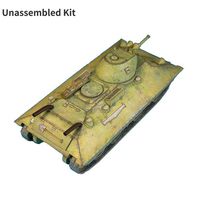 1:50 Paper Model Assembly for Soviet BT-SV Light Tank (Unassembled)