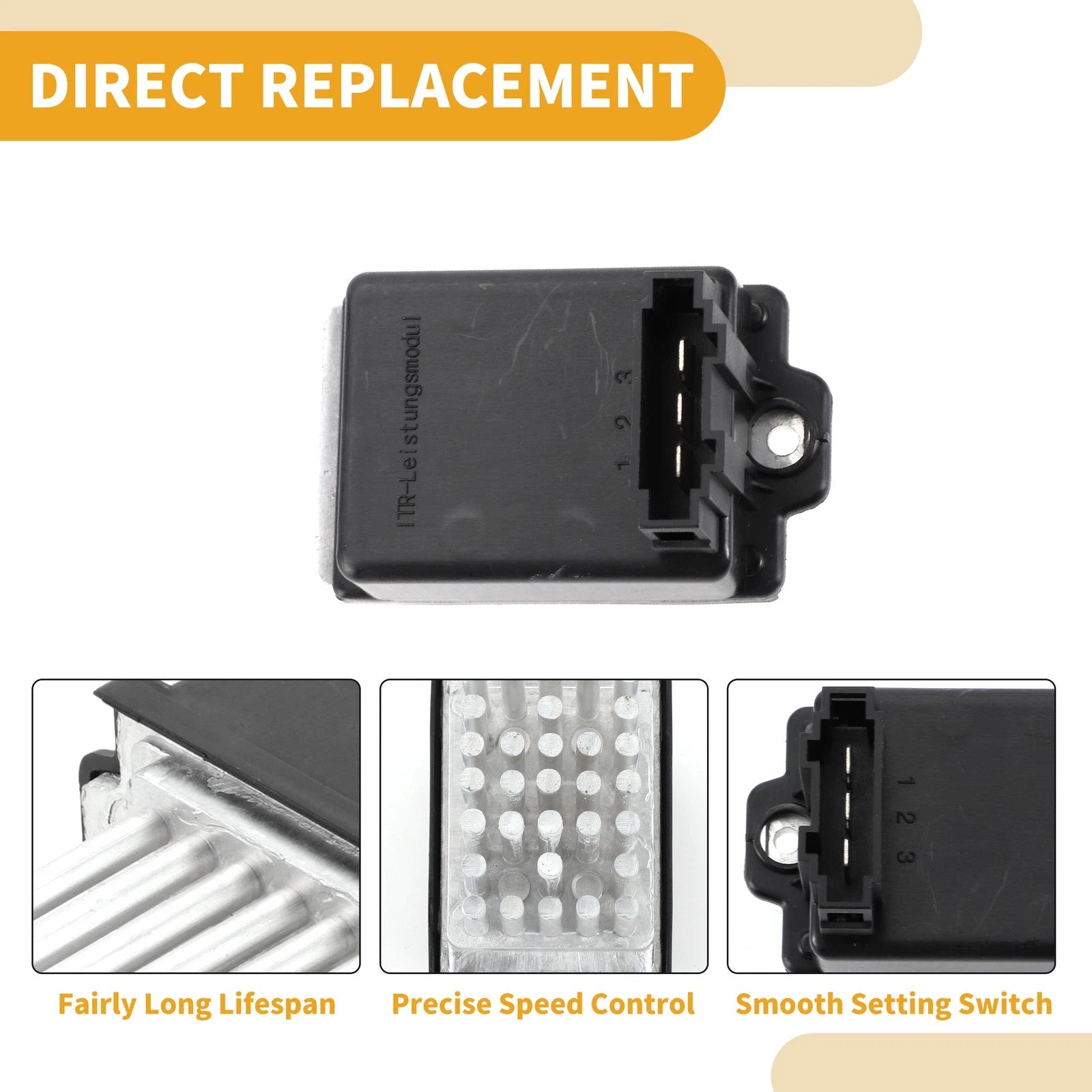 Heater Blower Motor Resistor No.1 Replacement for Audi TT (1999–2006)