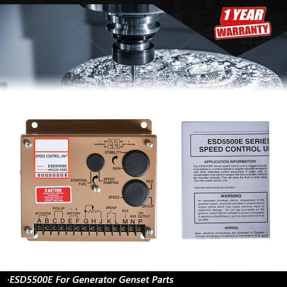 Electronic Engine Speed Controller ESD5500E for Generator (Genset)
